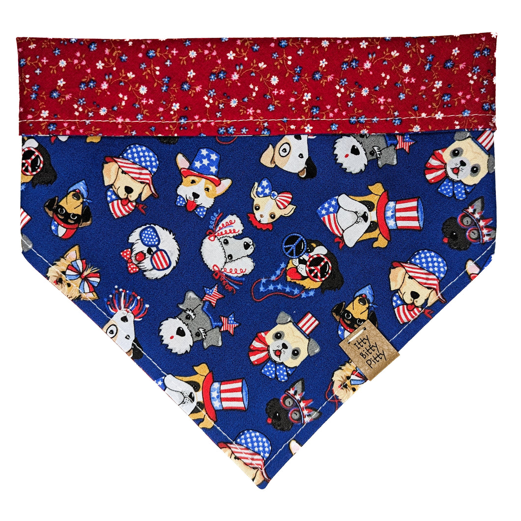 Patriotic Pup Parade Pet Bandana