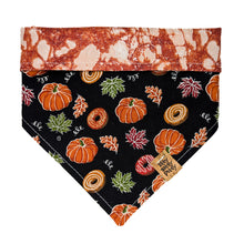 Load image into Gallery viewer, Pumpkin Donuts Pet Bandana
