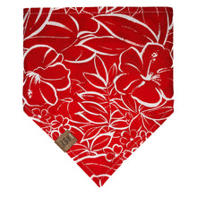 Load image into Gallery viewer, Blue Plaid Strawberries Pet Bandana
