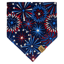 Load image into Gallery viewer, Fireworks (Cotton) Pet Bandana
