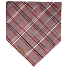 Load image into Gallery viewer, Burgundy Holiday Pet Bandana
