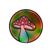 Load image into Gallery viewer, Holographic Single Mushroom Sticker
