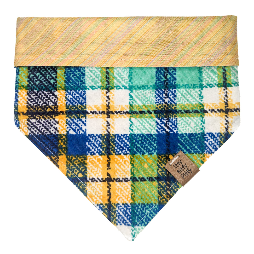 Spring Argyle Pet Bandana